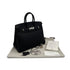 HERMES BIRKIN 25 BLACK TOGO HAND BAG T PHW 90307363 - PURPOSE