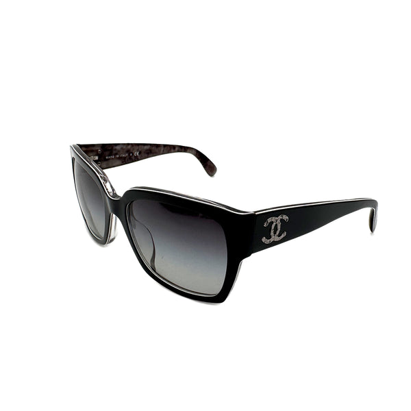CHANEL VINTAGE SQUARE SUNGLASSES COCOMARK GRAY EYEWEAR 90307365 - PURPOSE