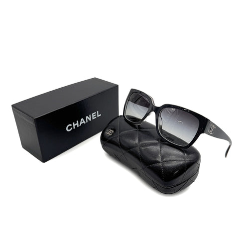 CHANEL VINTAGE SQUARE SUNGLASSES COCOMARK GRAY EYEWEAR 90307365 - PURPOSE