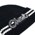 CHANEL KNIT HAT LOGO BLACK WHITE CASHMERE RTW 90307366