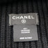 CHANEL KNIT HAT LOGO BLACK WHITE CASHMERE RTW 90307366