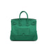 HERMES BIRKIN 25 CARGO VERT VERTIGO VEAU SWIFT TOILE H HAND BAG W PALLADIUM HARDWARE 90307368 - PURPOSE