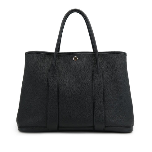 HERMES GARDEN PARTY PM STEEPLE CADRIDGE PLOMB VEAU NEGONDA TOTE BAG T 90307369 - PURPOSE