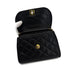 CHANEL VINTAGE PARIS LIMITED EDITION MATELASSE CHAIN SHOULDER BAG BLACK LAMB SKIN 90307372 - PURPOSE