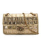 CHANEL VINTAGE ICE CUBE CHAIN SHOULDER BAG GOLD VIMYL LAMB SKIN 90307376 - PURPOSE