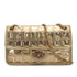 CHANEL VINTAGE ICE CUBE CHAIN SHOULDER BAG GOLD VIMYL LAMB SKIN 90307376 - PURPOSE