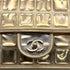 CHANEL VINTAGE ICE CUBE CHAIN SHOULDER BAG GOLD VIMYL LAMB SKIN 90307376 - PURPOSE