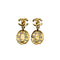 CHANEL VINTAGE EARRINGS COCOMARK LOGO GOLD ACCESSORY 90307377 - PURPOSE