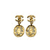 CHANEL VINTAGE EARRINGS COCOMARK LOGO GOLD ACCESSORY 90307377 - PURPOSE
