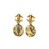 CHANEL VINTAGE EARRINGS COCOMARK LOGO GOLD ACCESSORY 90307377 - PURPOSE