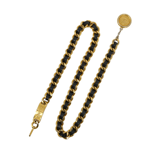 CHANEL VINTAGE CHAIN BELT LEATHER COCOMARK ACCESSORY 90307380 - PURPOSE