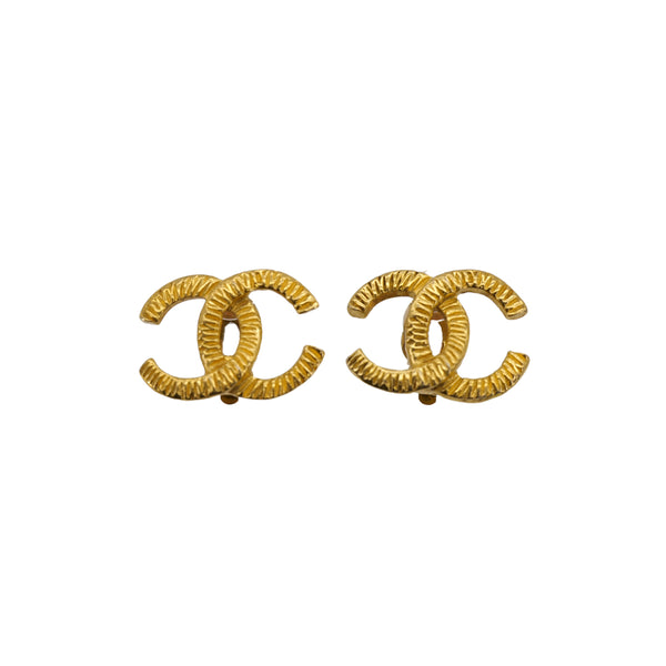 CHANEL VINTAGE EARRINGS COCOMARK GOLD ACCESSORY 90307383 - PURPOSE