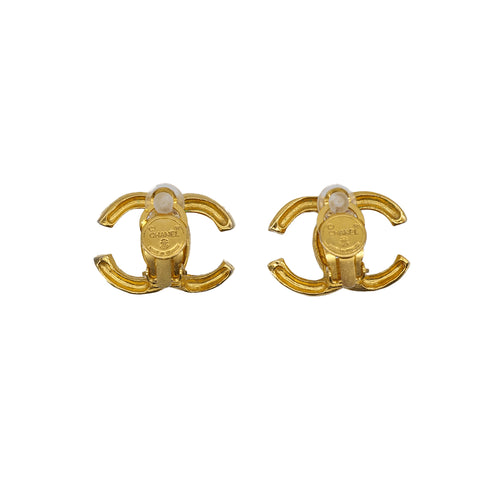 CHANEL VINTAGE EARRINGS COCOMARK GOLD ACCESSORY 90307383 - PURPOSE