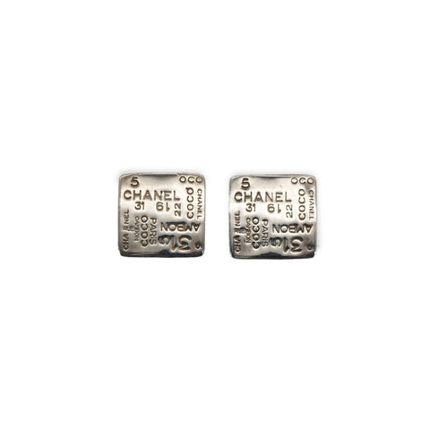 CHANEL VINTAGE EARRINGS 31 RUE CAMBON SILVER ACCESSORY 90307384 - PURPOSE