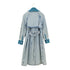 CHANEL COCO BUTTON DENIM TRENCH COAT BLUE GREEN TWEED 38 P72 RTW 90307386 - PURPOSE