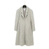CHANEL VINTAGE LONG FAR COAT ECRU NYLON WOOL 40 00A RTW 90307387 - PURPOSE