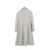 CHANEL VINTAGE LONG FAR COAT ECRU NYLON WOOL 40 00A RTW 90307387 - PURPOSE