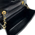 CHANEL VINTAGE MATELASSE CHAIN SHOULDER BAG FRINGE BLACK LAMB SKIN 90307819 - PURPOSE