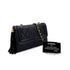 CHANEL VINTAGE MATELASSE CHAIN SHOULDER BAG FRINGE BLACK LAMB SKIN 90307819 - PURPOSE