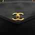 CHANEL VINTAGE TURN LOCK CHAIN TOTE BAG BLACK CAVIAR SKIN 90307825