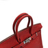 HERMES BIRKIN 25 ROUGE GARANCE TOGO HAND BAG □I PALLADIUM HARDWARE 90307832