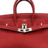 HERMES BIRKIN 25 ROUGE GARANCE TOGO HAND BAG □I PALLADIUM HARDWARE 90307832