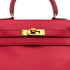 HERMES MINI KELLY 20 RETOURNE ROUGE VIF VEAU SWIFT HAND SHOULDER BAG □D GOLD HARDWARE 90307839 - PURPOSE