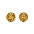 CHANEL VINTAGE EARRINGS ROUND MADEMOISELLE GOLD ACCESSORY 90307873 - PURPOSE
