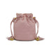 CHANEL VINTAGE MATELASSE SHOULDER BAG FRINGE PINK LAMB SKIN 90307874 - PURPOSE