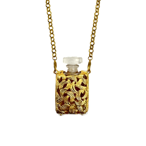 CHANEL VINTAGE NECKLACE PERFUME GOLD ACCESSORY 90307890 - PURPOSE