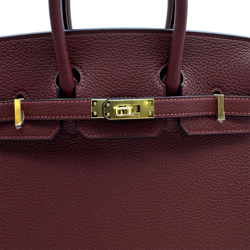 HERMES BIRKIN 25 ROUGE H TOGO HAND BAG K GOLD HARDWARE 90307904 - PURPOSE