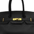 HERMES BIRKIN 35 BLACK ARDENNES HAND BAG □F GOLD HARDWARE 90307907 - PURPOSE
