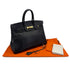 HERMES BIRKIN 35 BLACK ARDENNES HAND BAG □F GOLD HARDWARE 90307907 - PURPOSE