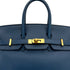 HERMES BIRKIN 25 DEEP BLUE VEAU SWIFT HAND BAG D GOLD HARDWARE 90307908 - PURPOSE