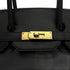 HERMES BIRKIN 35 BLACK BOX CALF HAND BAG □F GOLD HARDWARE 90307912 - PURPOSE