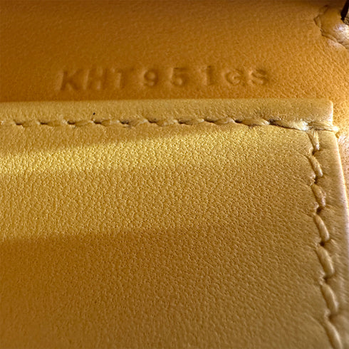 HERMES KELLY MINI 2 SELLIER JAUNE DE NAPLES CHEVRE SHOULDER BAG K PALLADIUM HARDWARE 90307914 - PURPOSE