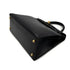 HERMES KELLY 28 SELLIER BLACK BOX CALF HAND SHOULDER BAG □A GOLD HARDWARE 90307915 - PURPOSE