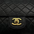 CHANEL VINTAGE MATELASSE CHAIN SHOULDER BAG BLACK LAMB SKIN 90307919 - PURPOSE