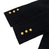 CHANEL VINTAGE COCO BUTTON PEA COAT BLACK WOOL 38 96A RTW 90307922 - PURPOSE