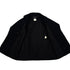 CHANEL VINTAGE COCO BUTTON PEA COAT BLACK WOOL 38 96A RTW 90307922 - PURPOSE
