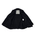 CHANEL VINTAGE COCO BUTTON KNIT PEA COAT BLACK WOOL 40 P31 RTW 90307923 - PURPOSE