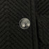 CHANEL VINTAGE COCO BUTTON KNIT PEA COAT BLACK WOOL 40 P31 RTW 90307923 - PURPOSE