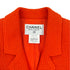 CHANEL VINTAGE COCO BUTTON JACKET ORANGE WOOL 40 97C RTW 90307924 - PURPOSE