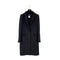 CHANEL VINTAGE COCO BUTTON FRINGE LONG COAT BLACK WOOL 40 04A RTW 90307925 - PURPOSE