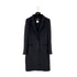 CHANEL VINTAGE COCO BUTTON FRINGE LONG COAT BLACK WOOL 40 04A RTW 90307925 - PURPOSE