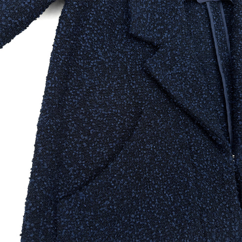CHANEL TWEED JACKET BLUE BLACK 38 P53 RTW 90307927 - PURPOSE