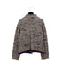 CHANEL VINTAGE FRINGE KNIT CARDIGAN LOGO BUTTON MULTI COLOR WOOL 46 99A RTW 90307928 - PURPOSE