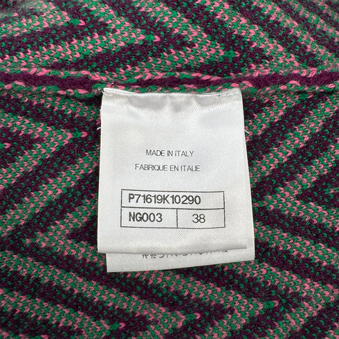 CHANEL COCOMARK KNIT DRESS PURPLE CASHMERE 38 21K RTW 90307930 - PURPOSE