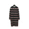 CHANEL NO.5 NORDIC PATTERN KNIT BODYCON DRESS CASHMERE BLACK RED 40 P62 RTW 90307931 - PURPOSE