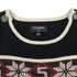 CHANEL NO.5 NORDIC PATTERN KNIT BODYCON DRESS CASHMERE BLACK RED 40 P62 RTW 90307931 - PURPOSE